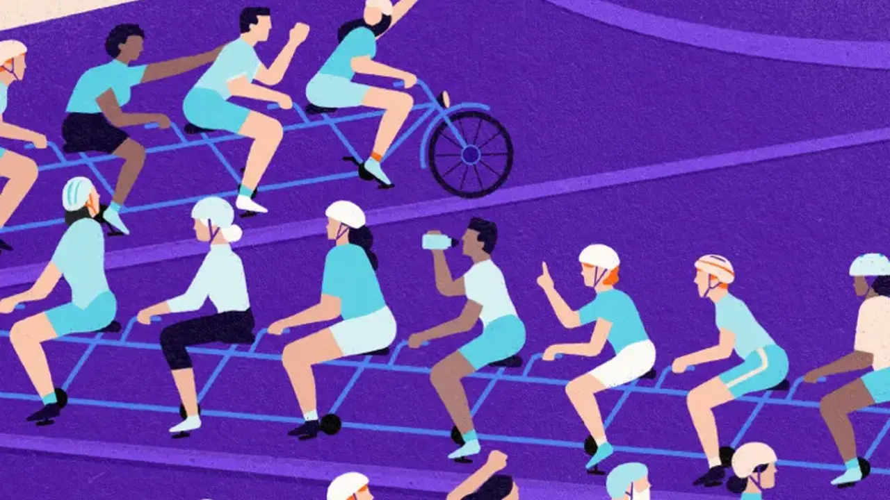 overhead view of corned beef sliced and on a platter with cabbage, potatoes, and carrots